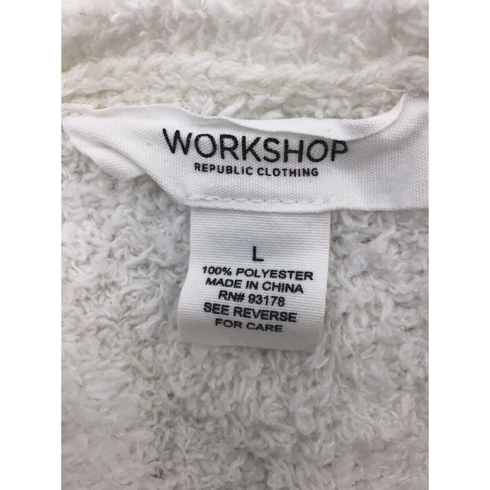 Workshop Republic Clothing Stripped Pullover Eyelash Sweater Women’s Size Large - Picture 9 of 10